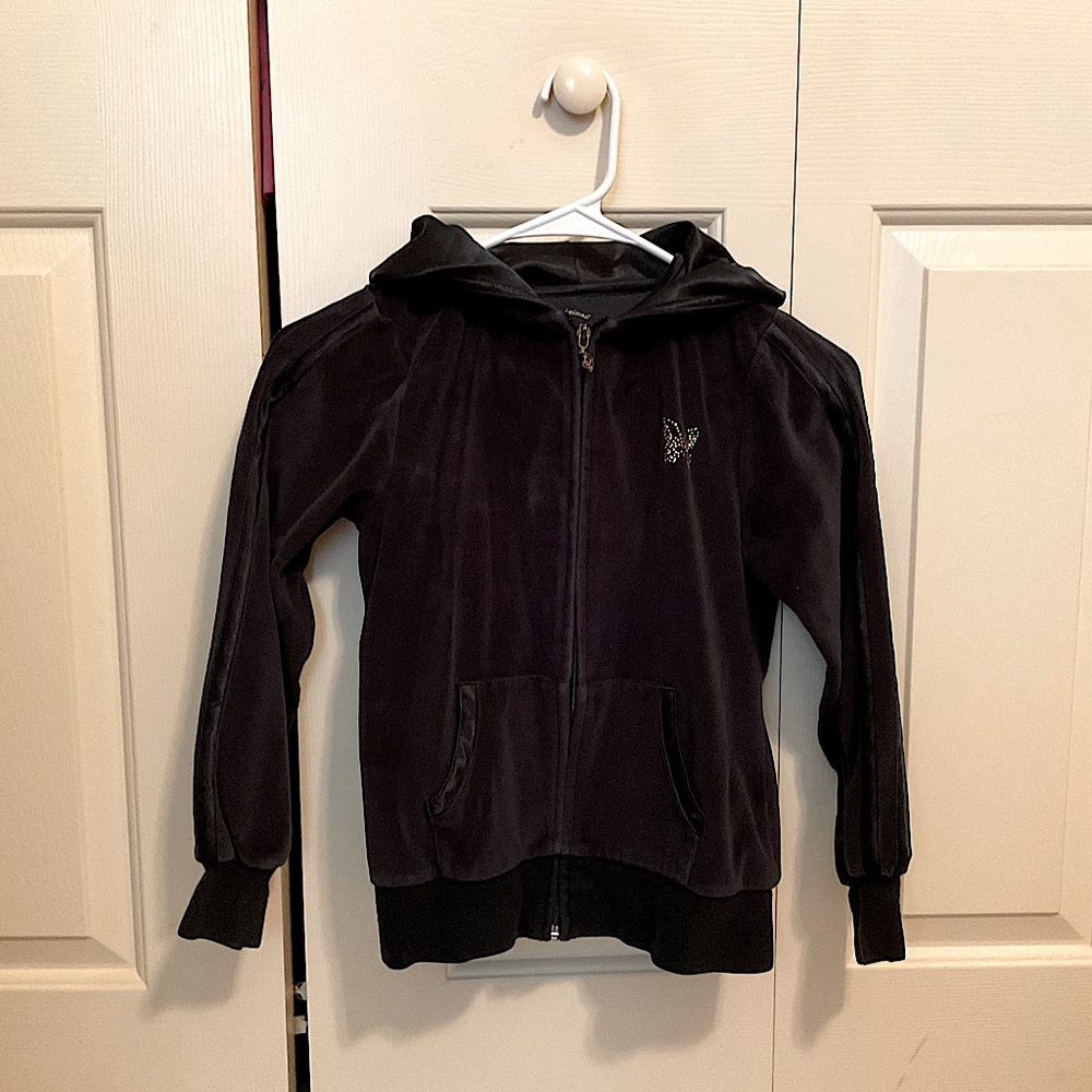 Arizona Jean Company Black Sweater Hoodie (Size M/10-12 - Kids)